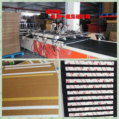 지퍼 운송 박스를 위한 물결모양 카톤 박스 중첩기 접착기 기계류 18KW 380V